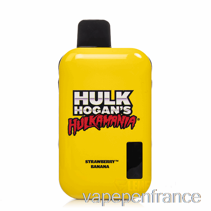Stylo Vape Jetable Banane Fraise Hulk Hogan Hulkamania 8000